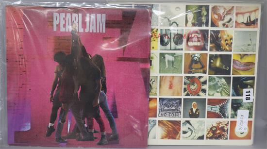 Pearl Jam Ten and No Code LPs, UK 1st press